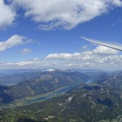 Flugwegposition um 12:24:59: Aufgenommen in der Nähe von Gemeinde Kirchbach, Österreich in 2878 Meter